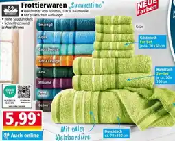 Norma Frottierwaren Summertime Angebot