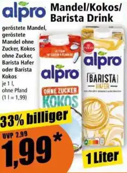 Norma alpro Mandel/Kokos/Barista Drink Angebot