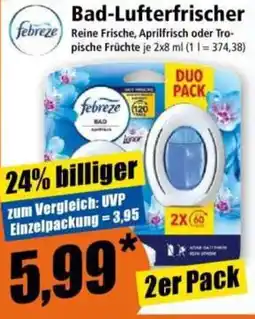 Norma febreze Bad-Lufterfrischer Angebot