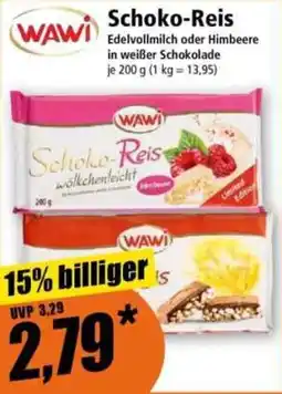 Norma WAWI Schoko-Reis Angebot