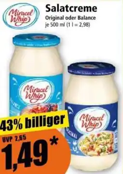 Norma Miracel Whip Salatcreme Angebot