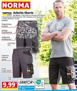 Norma TOPTEX Arbeits-Shorts Angebot