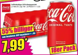 Norma Coca-Cola koffeinhaltiges Erfrischungsgetränk Angebot