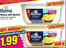 Norma Rama mit Butter Angebot