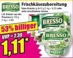 Norma BRESSO Frischkäsezubereitung Angebot