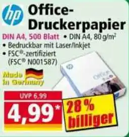 Norma HP Office Druckerpapier Angebot