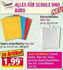 Norma Paper Scrip Klarsichthüllen Angebot