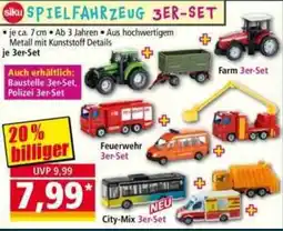 Norma Siku spielfahrzeug 3er-set Angebot