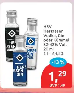 Budni Hsv herzrasen vodka, gin oder kümmel Angebot