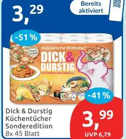 Budni Dick & durstig küchentücher sonderedition Angebot