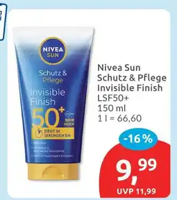 Budni Nivea sun schutz & pflege invisible finish lsf50+ Angebot