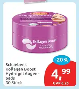 Budni Schaebens kollagen boost hydrogel augenpads Angebot