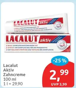 Budni Lacalut aktiv zahncreme Angebot