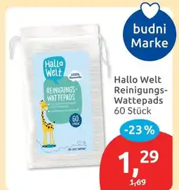Budni Hallo welt reinigungs-wattepads Angebot