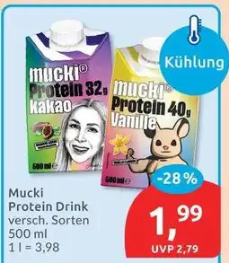 Budni Mucki protein drink Angebot