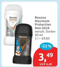 Budni Rexona maximum protection deo-stick Angebot