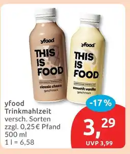 Budni Yfood trinkmahlzeit Angebot