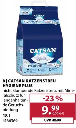 Dehner Catsan katzenstreu hygiene plus Angebot