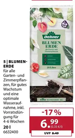 Dehner Dehner blumenerde Angebot