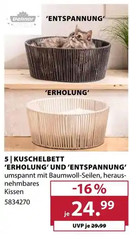 Dehner Dehner kuschelbett entspannung Angebot