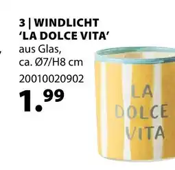 Dehner Windlicht 'la dolce vita' Angebot