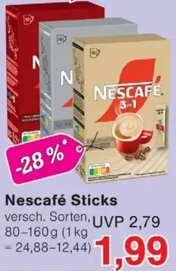 Wiglo Wunderland Nescafé Sticks Angebot