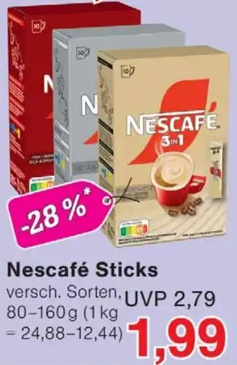 Wiglo Wunderland Nescafé Sticks Angebot
