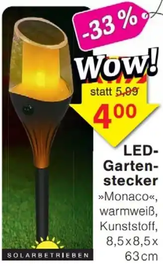 Wiglo Wunderland LED Gartenstecker Angebot