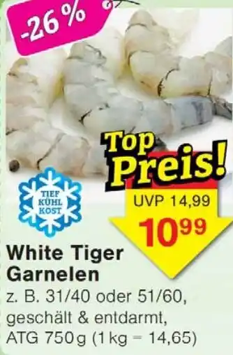 Wiglo Wunderland White Tiger Garnelen Angebot