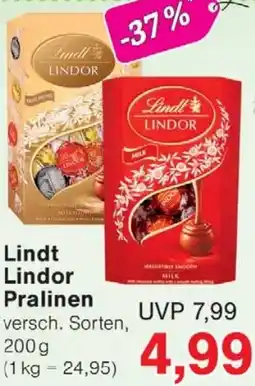 Wiglo Wunderland Lindt Lindor Pralinen Angebot