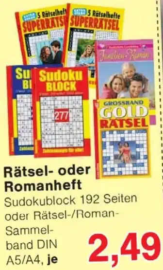 Wiglo Wunderland Rätsel oder Romanheft Angebot
