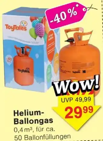 Wiglo Wunderland Helium Ballongas Angebot