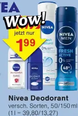 Wiglo Wunderland Nivea Deodorant Angebot