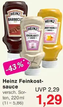 Wiglo Wunderland Heinz Feinkostsauce Angebot