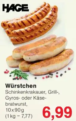 Wiglo Wunderland HAGE Würstchen Angebot
