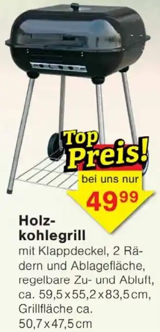 Wiglo Wunderland Holzkohlegrill Angebot