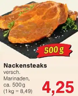 Wiglo Wunderland Nackensteaks Angebot