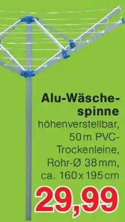 Wiglo Wunderland Alu-Wäschespinne Angebot