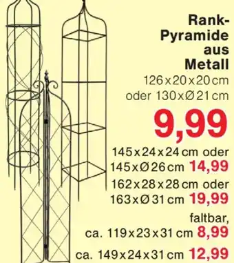 Wiglo Wunderland Rank Pyramide aus Metall Angebot