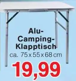 Wiglo Wunderland Alu Camping Klapptisch Angebot