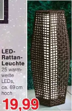 Wiglo Wunderland LED Rattan Leuchte Angebot