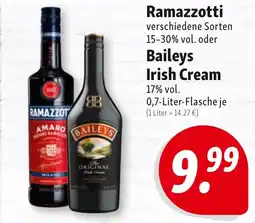 Nah & Frisch Ramazzotti o. Baileys Irish Cream Angebot
