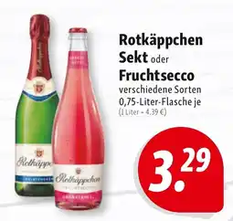 Nah & Frisch Rotkäppchen Sekt oder Fruchtsecco Angebot
