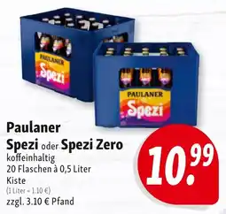 Nah & Frisch Paulaner Spezi oder Spezi Zero Angebot