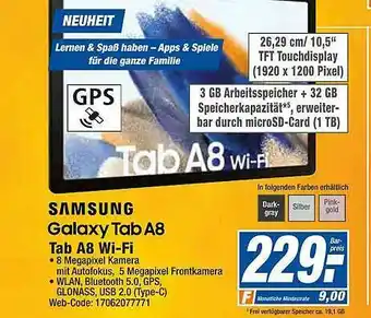 HEM Expert Samsung Galaxy Tab A8 Tab A8 Wi-fi Angebot