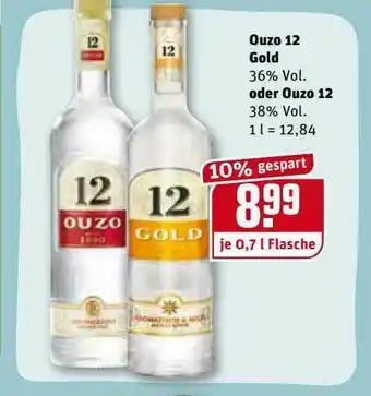 REWE Kaufpark Ouzo 12 Gold Angebot