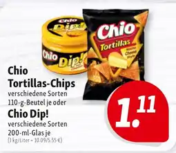 Nah & Frisch Chio Tortillas-Chips oder Chio Dip! Angebot