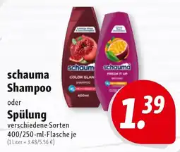 Nah & Frisch schauma Shampoo oder Spülung Angebot