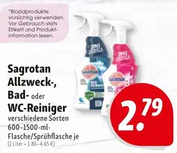 Nah & Frisch Sagrotan Allzweck-, Bad- oder WC-Reiniger Angebot