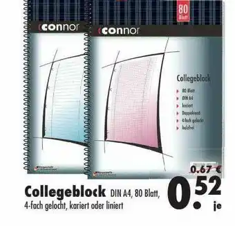 Mäc Geiz Connor Collegeblock Angebot